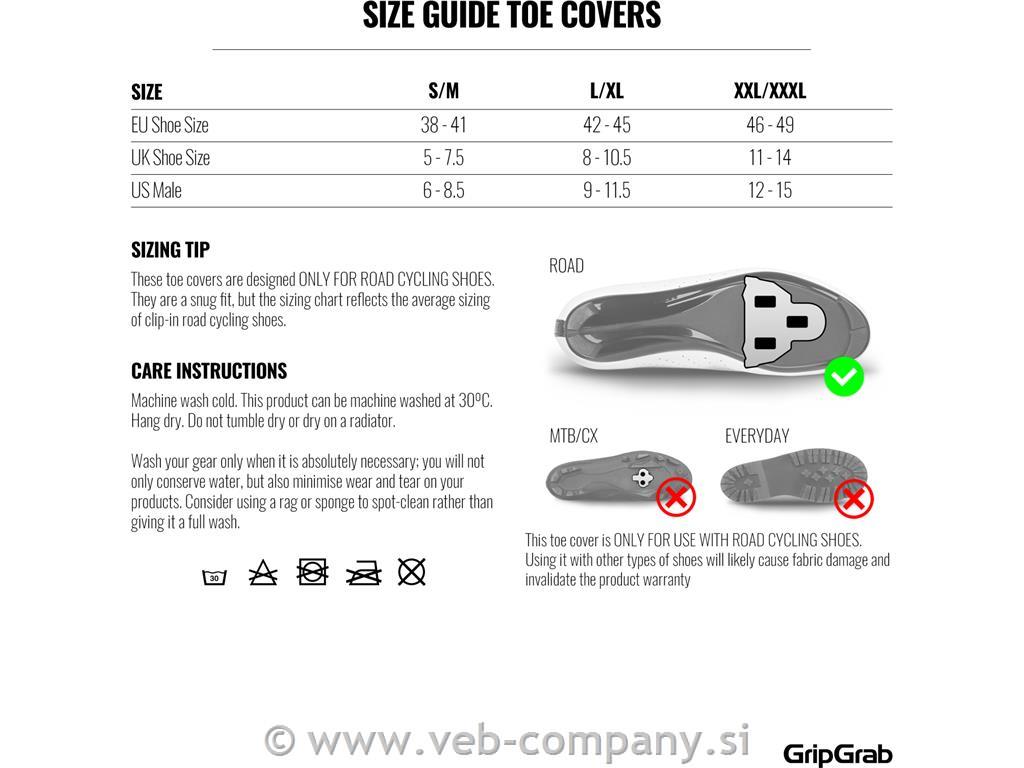 GRIPGRAB Windproof Toe Covers